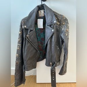 Free People Leather Jacket
